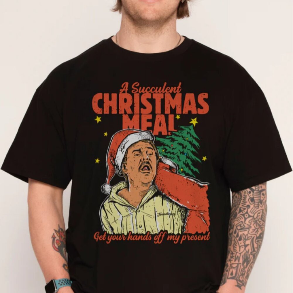 Succulent Christmas Meal T-Shirt, Funny Christmas Tee